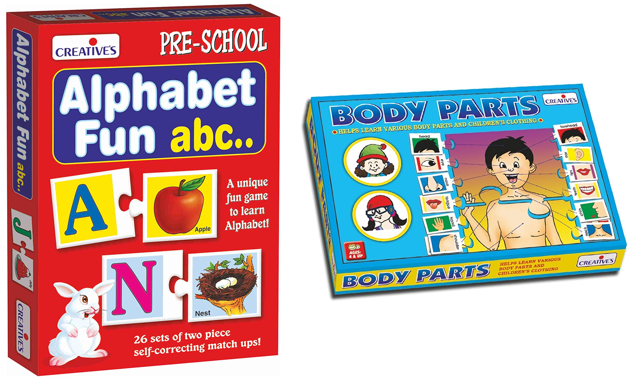 Buy Creative Educational Aids P. Ltd. Alphabet Fun ABC & 0690 Body