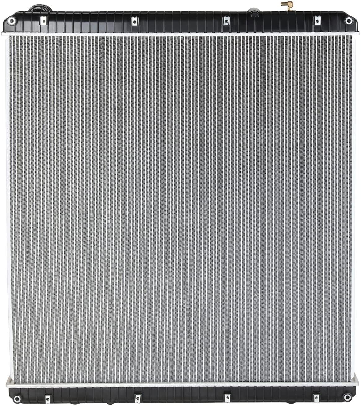 DNA MOTORING 2-Row Aluminum Radiator Compatible with 08-11 Freightliner Classic / 12-13 Cascadia / 2011 M2 112,OEM-RA-FL-013