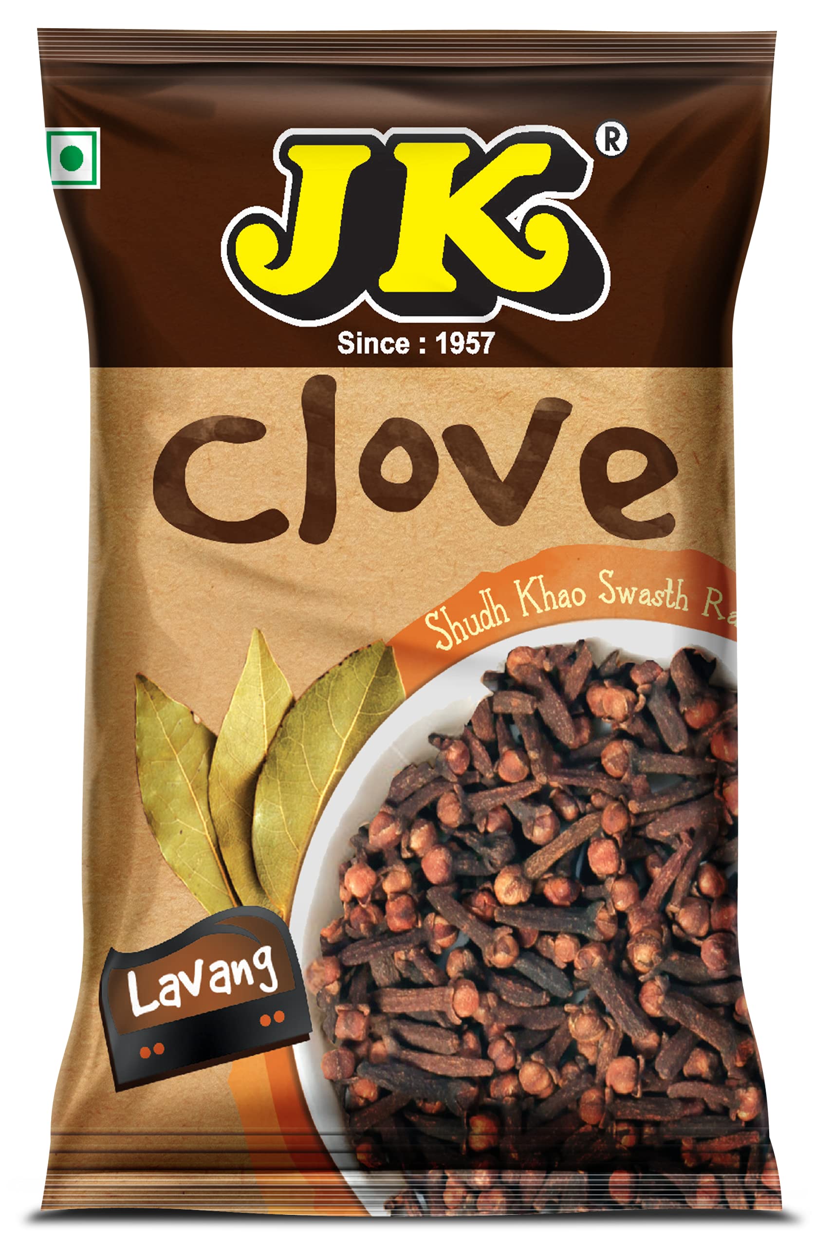 JK Clove Whole, Laung/Lavang Sabut Khade Masale, Grampu Krambu, No preservatives 25G