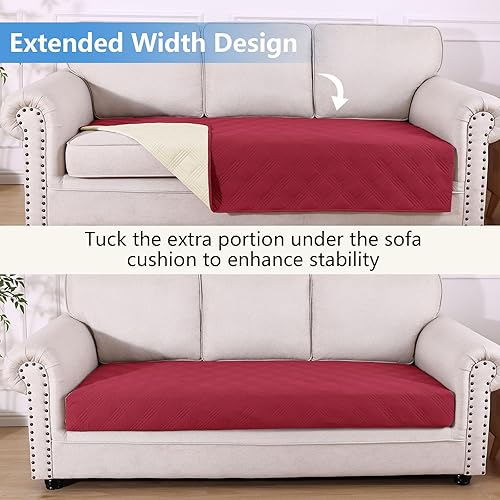 Miniatura 335 de hyha Manta de cama impermeable para perro, mantas suaves para mascotas, funda de sofá impermeable para perros, fundas reversibles lavables para