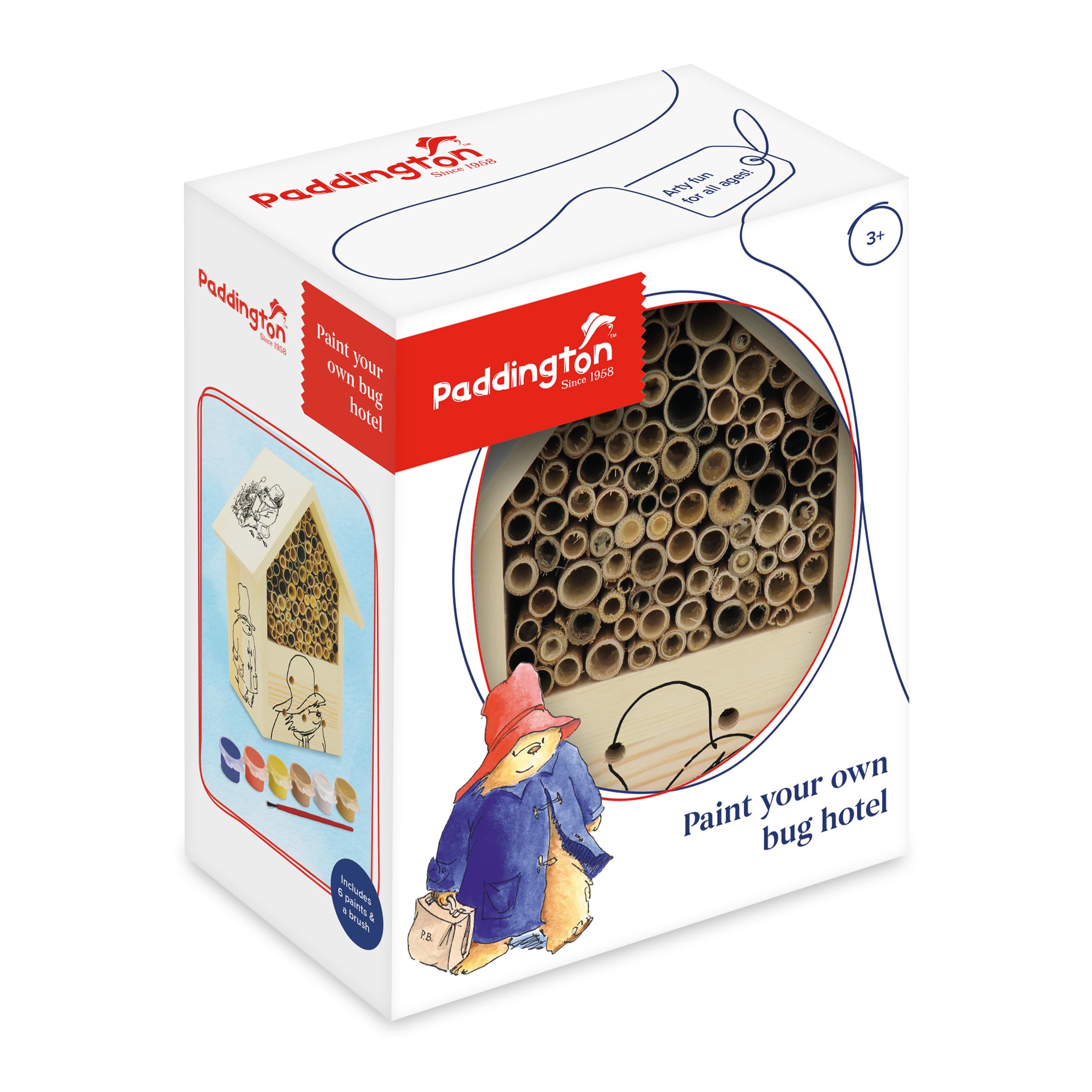 Robert Frederick Paint Your Own Bug Hotel, Wood, Multicoloured