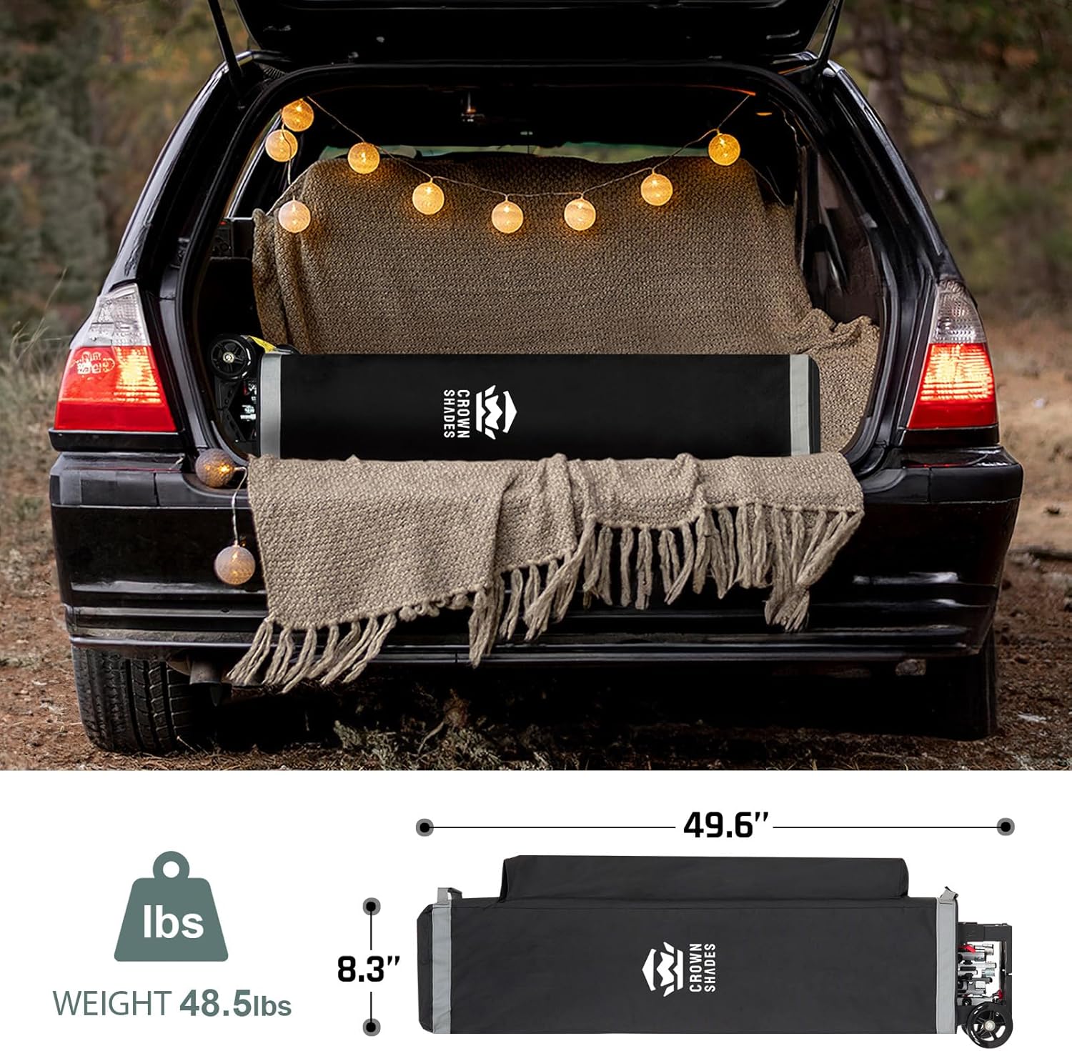 CROWN SHADES 10x10 Heavy Duty Canopy - Premium Pop Up Canopy Tent - Extra Sun Shade Protection with 400D Strength Oxford Fabric - Great for Trade Shows, Events, Tailgates & Commercial Use, White - Image 8