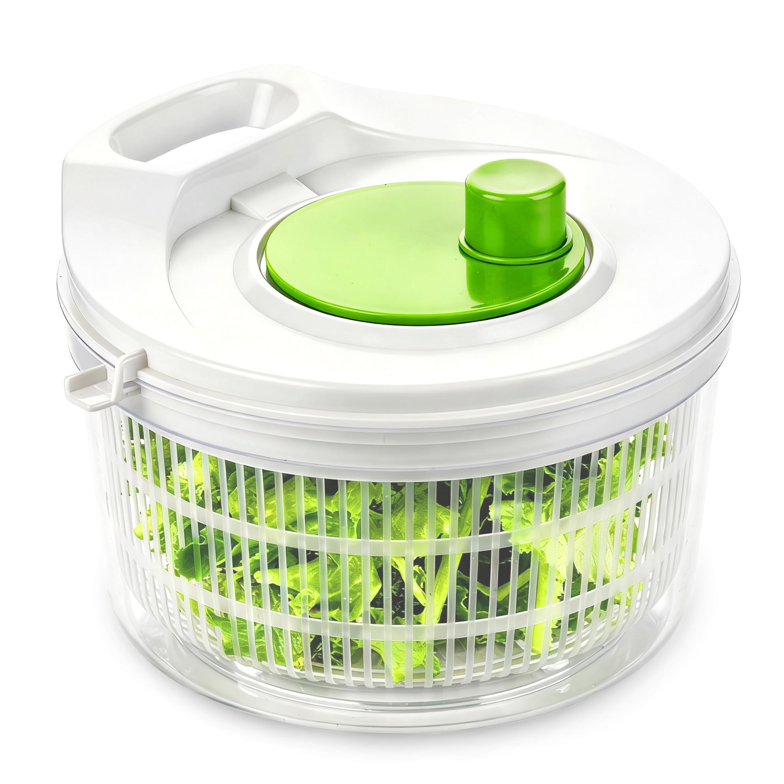 Retoo Centrifugador de ensalada con colador y tapa, capacidad de 2,5 L, ensaladera, secador de ensalada, para lavar y secar ensaladas, verduras y frutas, utensilios de cocina, plástico, sin BPA,