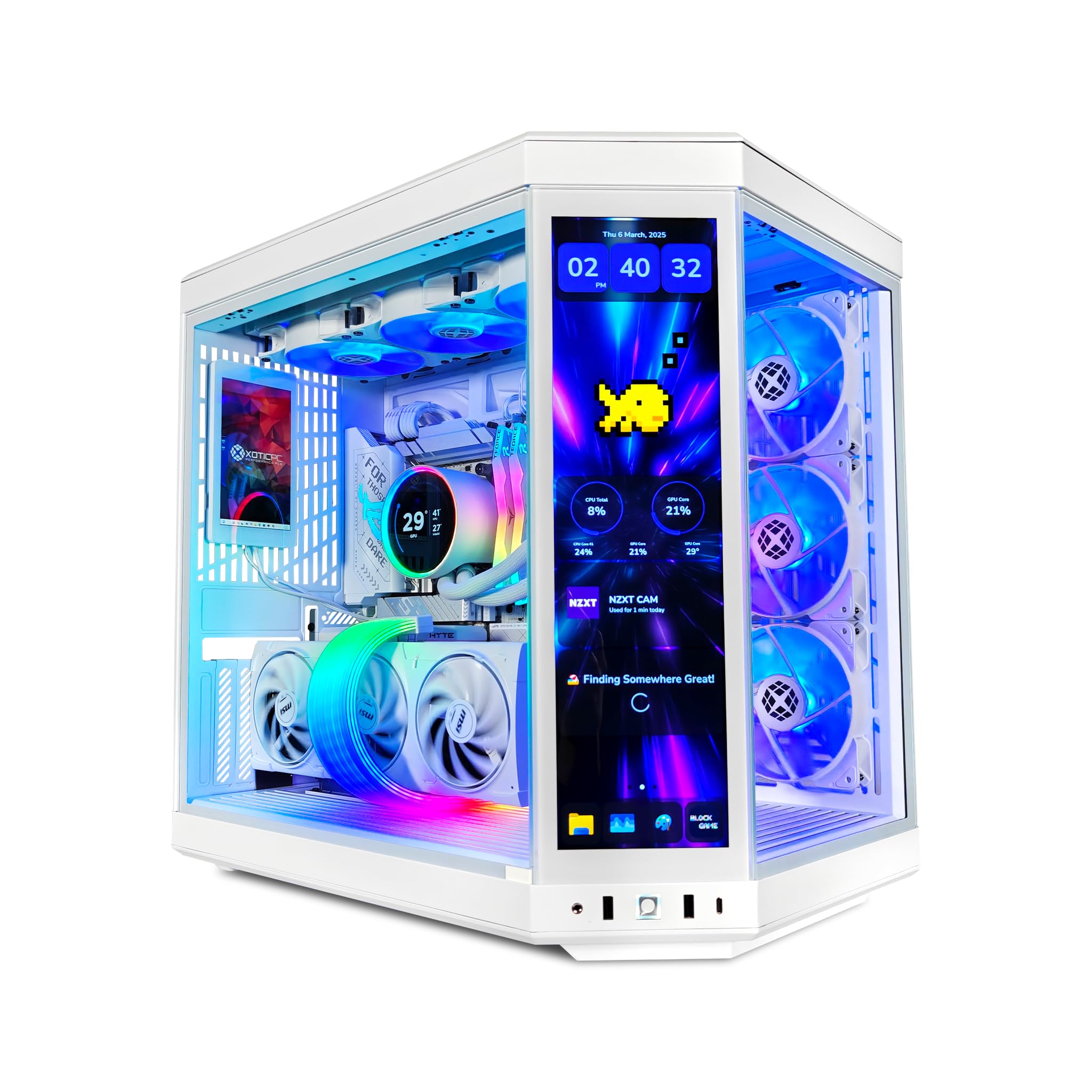 Amazon.com: XOTICPC Y70 Ultimate X3D Ghost Gaming Desktop, AMD