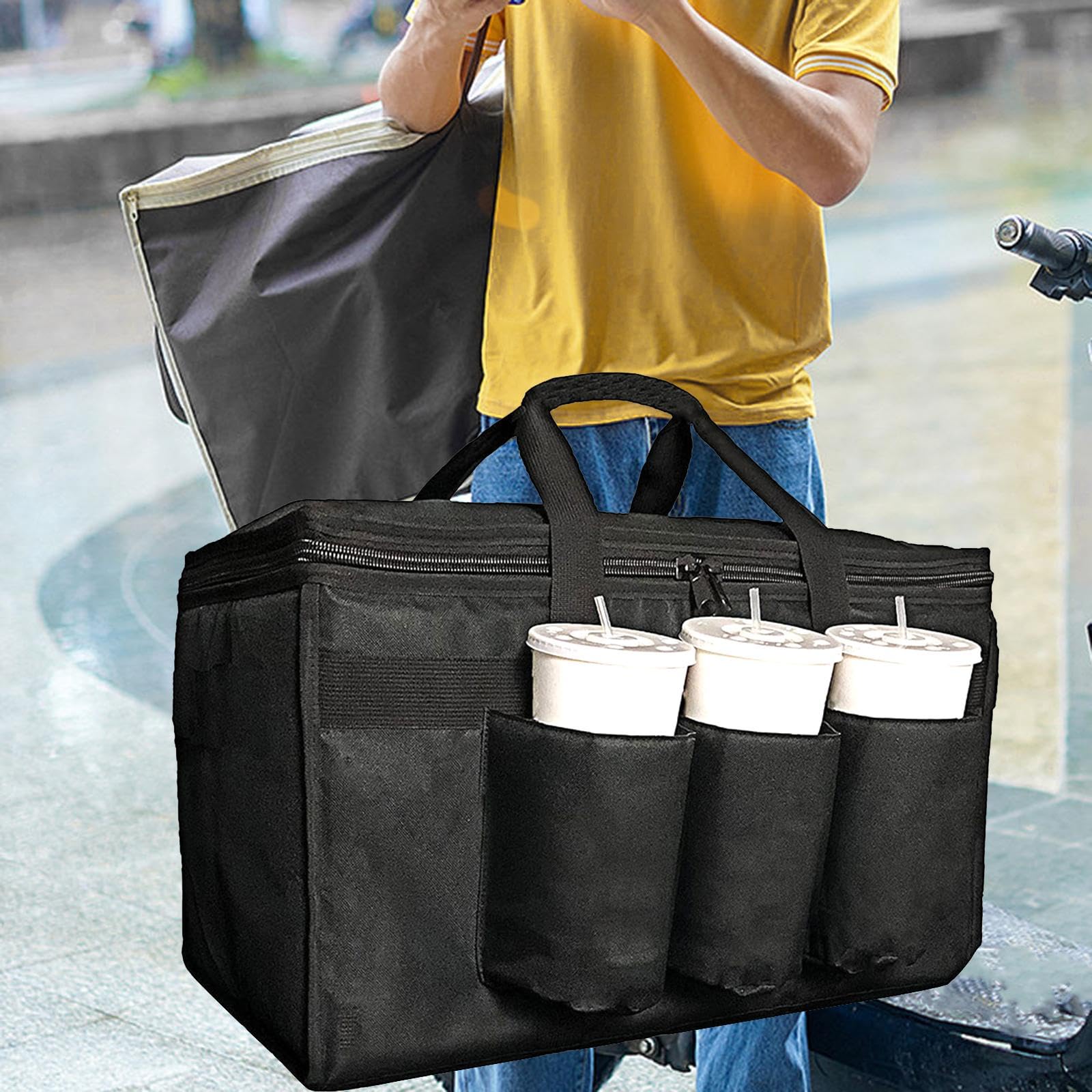 Bolsa Isotérmica para Reparto de Alimentos con Asa, Ligera.