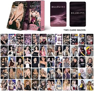 MXP 92pcs Postcards BP BLACKPINK Tour DEADLINE Photo Cards Greeting Cards 60 Pcs Lomo Cards +32Pcs Stickers