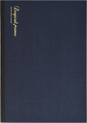 Miniatura 1 de Funda elegante de 3 colores, papel de madera japonesa, 40 páginas, cuaderno Logical Prime B5 de 0.236in, rejilla. (importación de Japón)