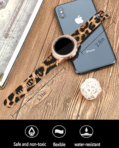 Miniatura 2 de Correas deportivas de silicona de 0.787 in compatibles con Samsung Galaxy Watch 6Watch 5Galaxy Watch 4 1.575 in 1.732 inClassic 1.654 in 1.811