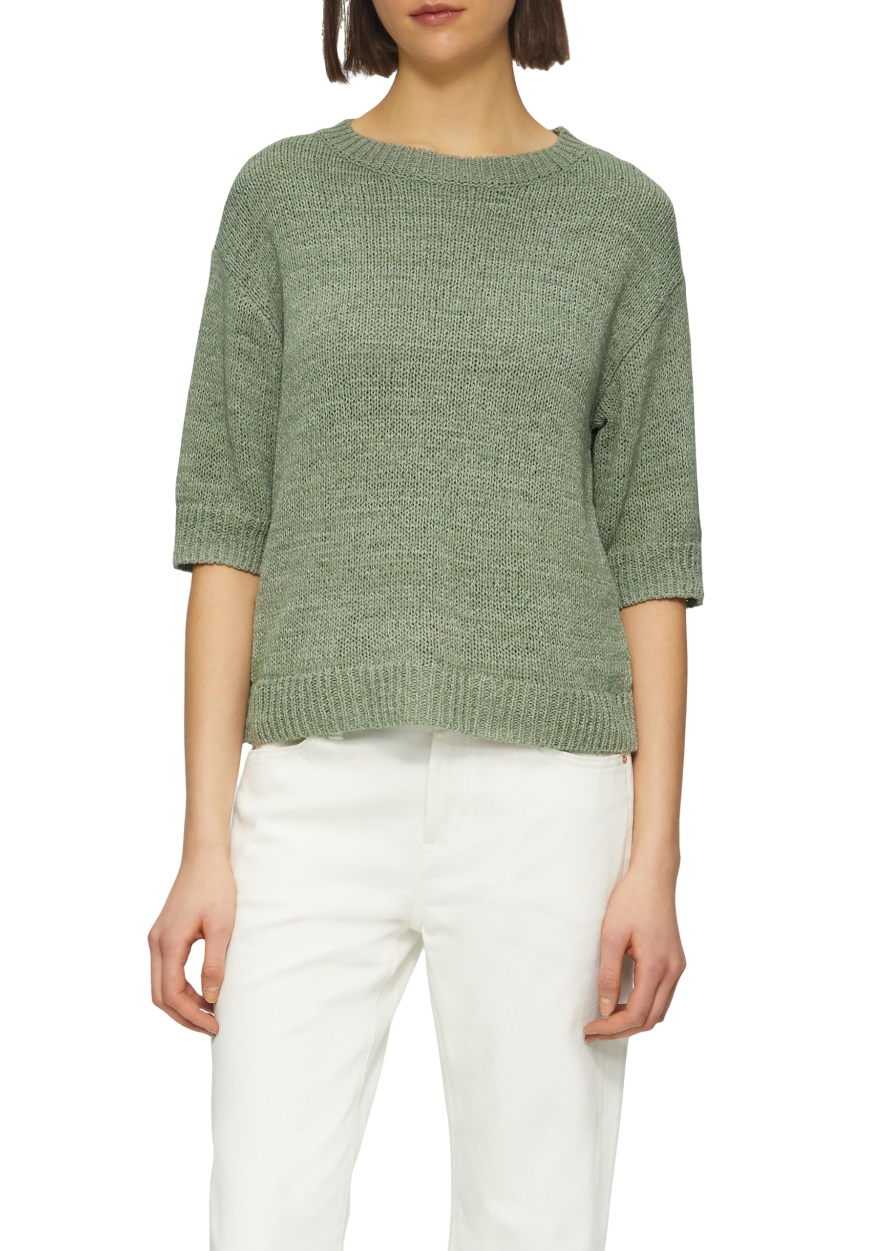 S.oliver Women's 73 X 1 2161782 Pullover Short Sleeve, Sage Green, 12