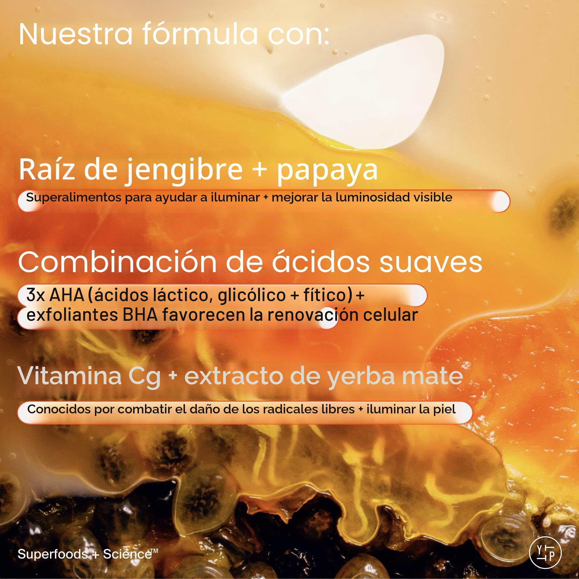 Youth To The People Superfruit Cleanser, Limpiador Facial Exfoliante Suave, Rico en Papaya y Vitamina C, Limpiador Hidratante Calmante, Luminosidad, Desmaquillante Suave para la Barrera Cutánea
