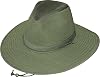 Henschel Crushable Soft Mesh Aussie Breezer Hat, Olive, Large