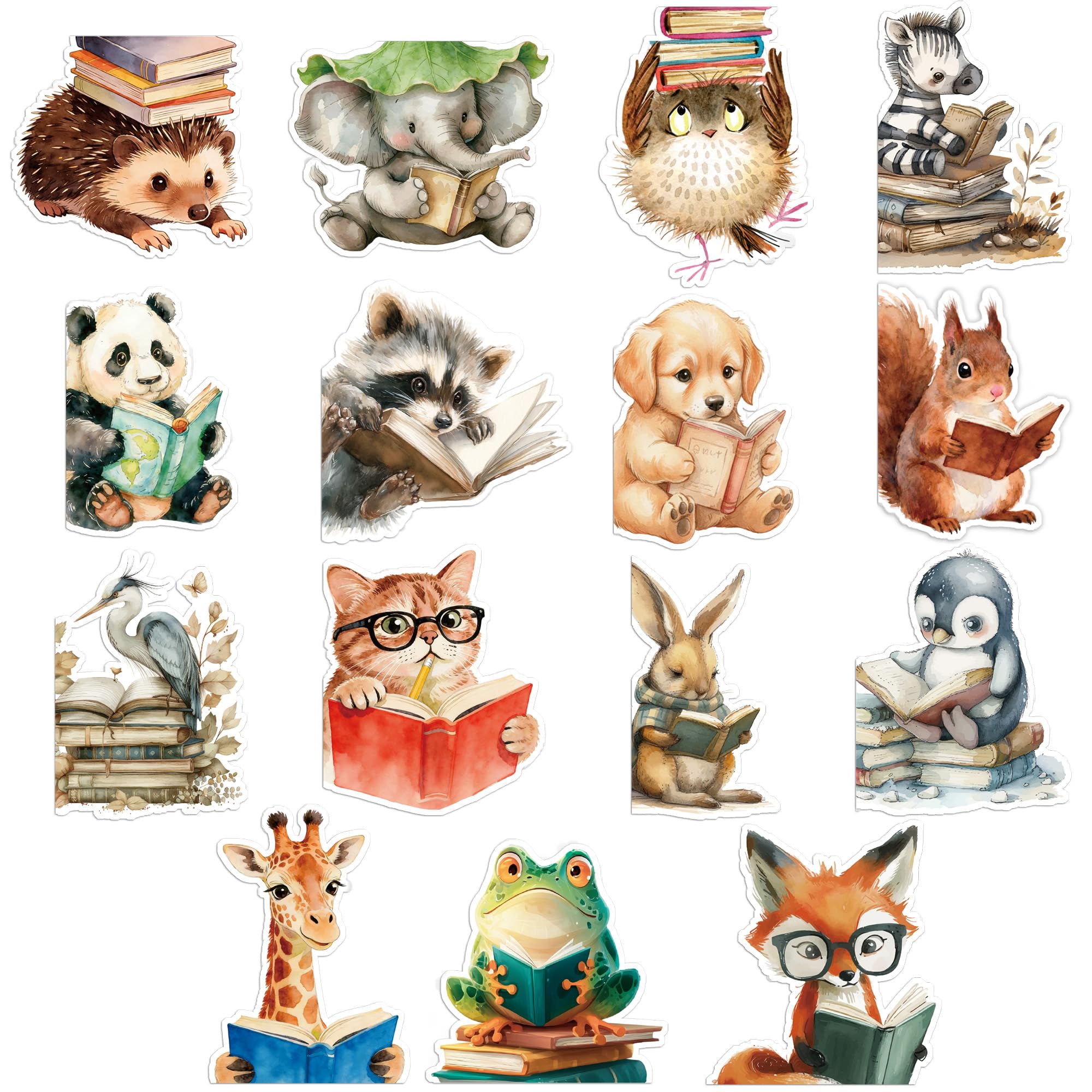 Lot de 15 marque-pages magnétiques mignons en forme de chats et chiens pour femmes, enfants, amateurs de livres, étudiants, vers de livres, cadeaux d'anniversaire, de remise de diplôme