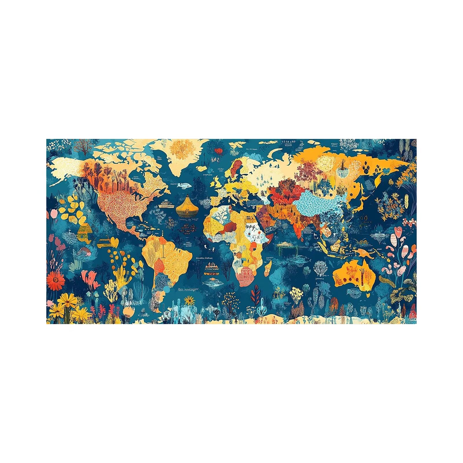 Malarstwo diamentowe mapa świata, malarstwo diamentowe według liczb abstrakcyjne, diamenty kryształowa sztuka obrazy do malowania numerowane 100 x 200 cm zestaw do haftu krzyżykowego do dekoracji domu
