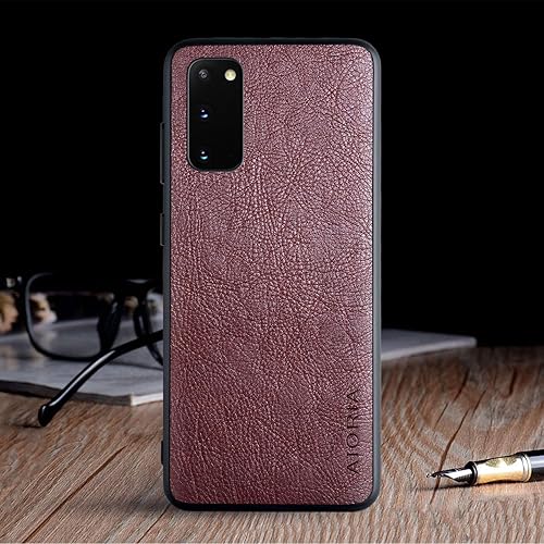 Vista 121 de Funda protectora completa para Samsung Galaxy S20 FE 5G, 6.5 pulgadas Premium PU cuero cubierta retro negocio diseño completo funda protectora