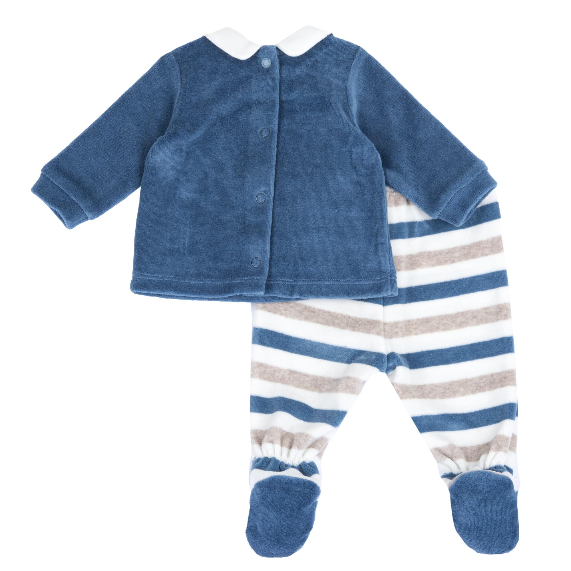 Chicco, Coprifasce e Ghettine, Completino Neonato con Comoda Apertura con Bottoncini, in Calda e Morbida Ciniglia Lavabile in Lavatrice, Abbigliamento Neonato 0-24 Mesi, Idee Regalo Neonato