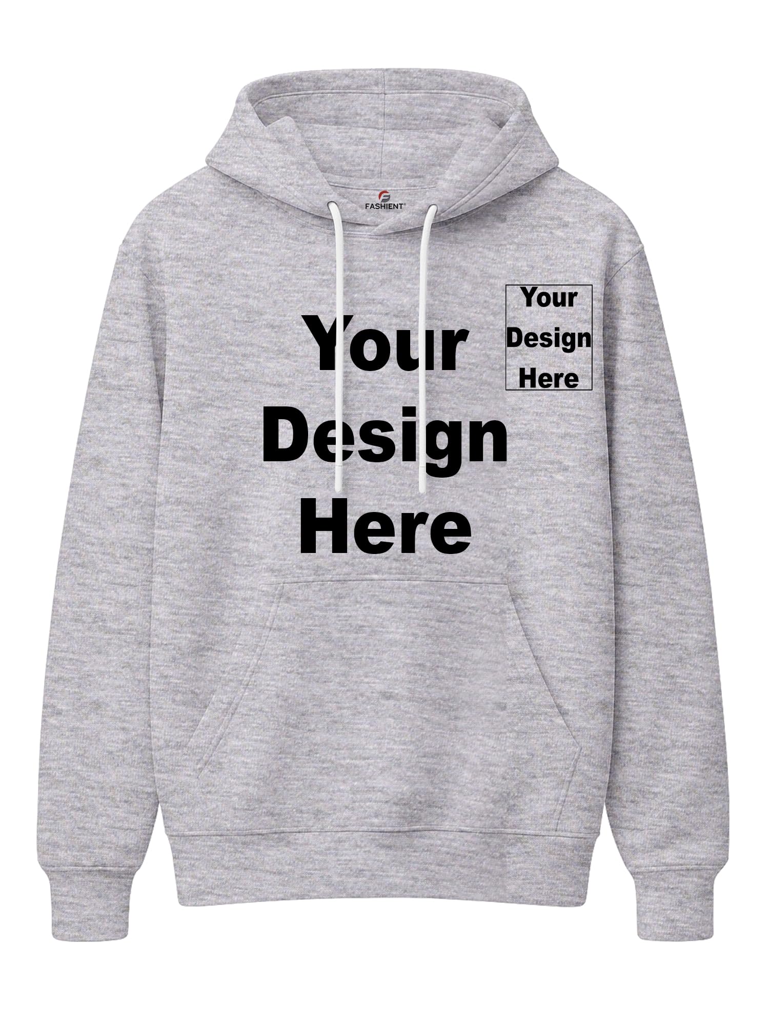 Men's Customised Hoodie | Personalized Print Hoodie with Your Own Design, Photo, Logo or Text | Cotton Fleece Sweatshirt for Gifting, Events-picture-18