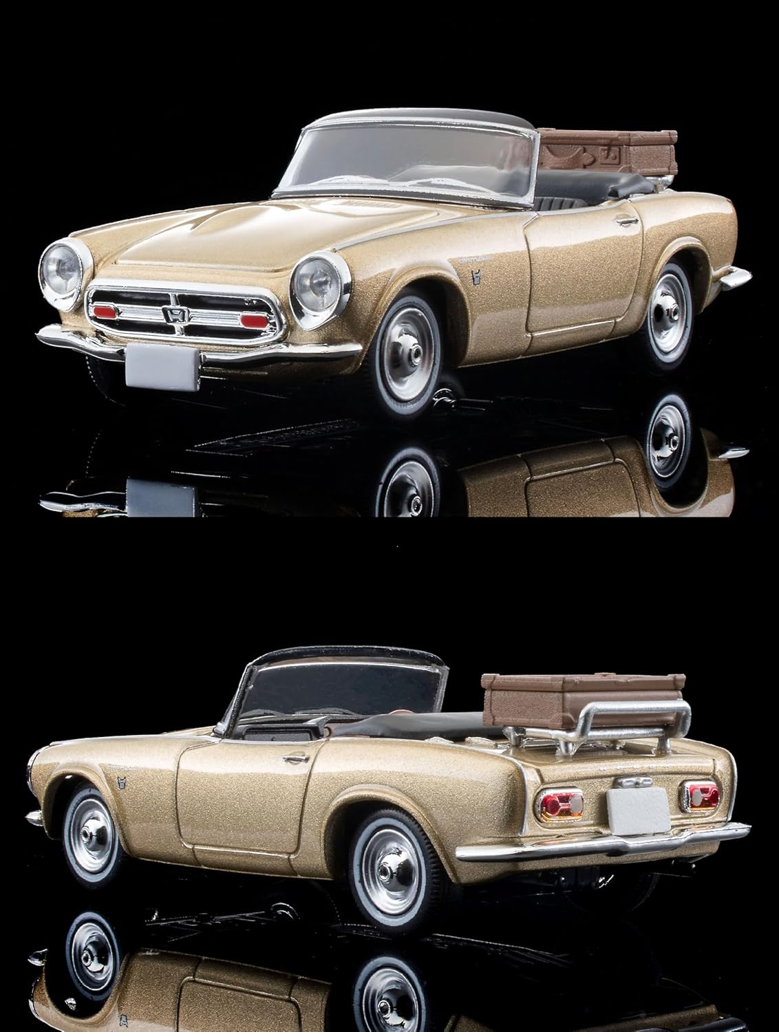 Tomytec 335269 Geo-Colle 64# Car Snap 27a Cafe Terrace 2 ABS Plastic PVC Doll Accessories (Painted and Partially Assembled) + Diecast Mini Car Set