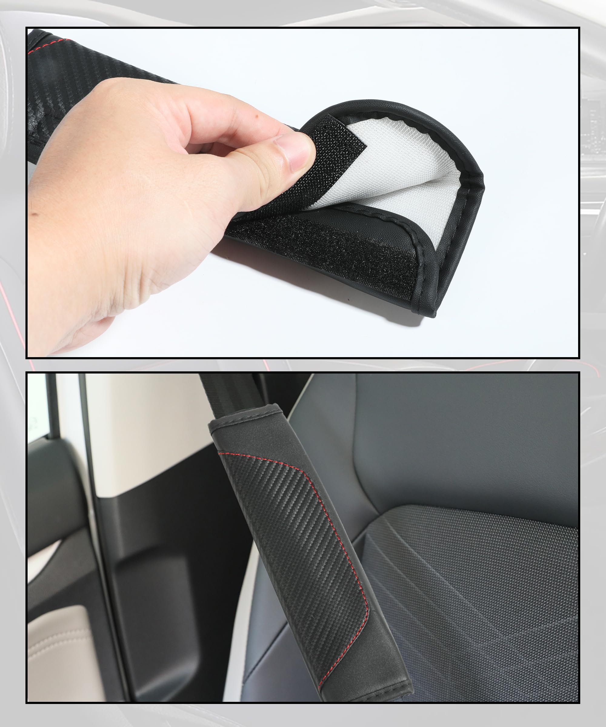 Gurtpolster Auto Aus Leder - Bequeme Gurtschoner Für Sicherheitsgurte In Verschiedenen Farben