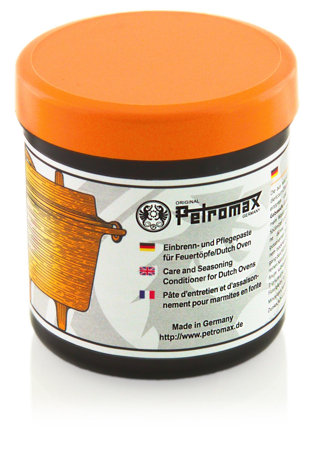 Petromax Set di accessori per braciere (Dutch oven) con pasta + raschietto + sollevatore per coperchio