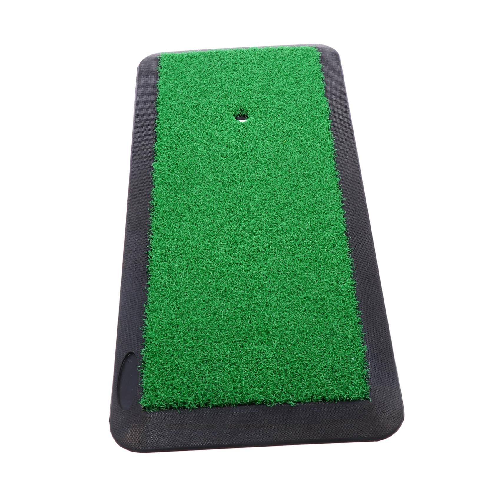 EXAOMBLE Portable Golf Hitting Mat for Practice Durable Artificial Turf Swing Mat True-Turf Surface for Driving Chipping and Putting Training