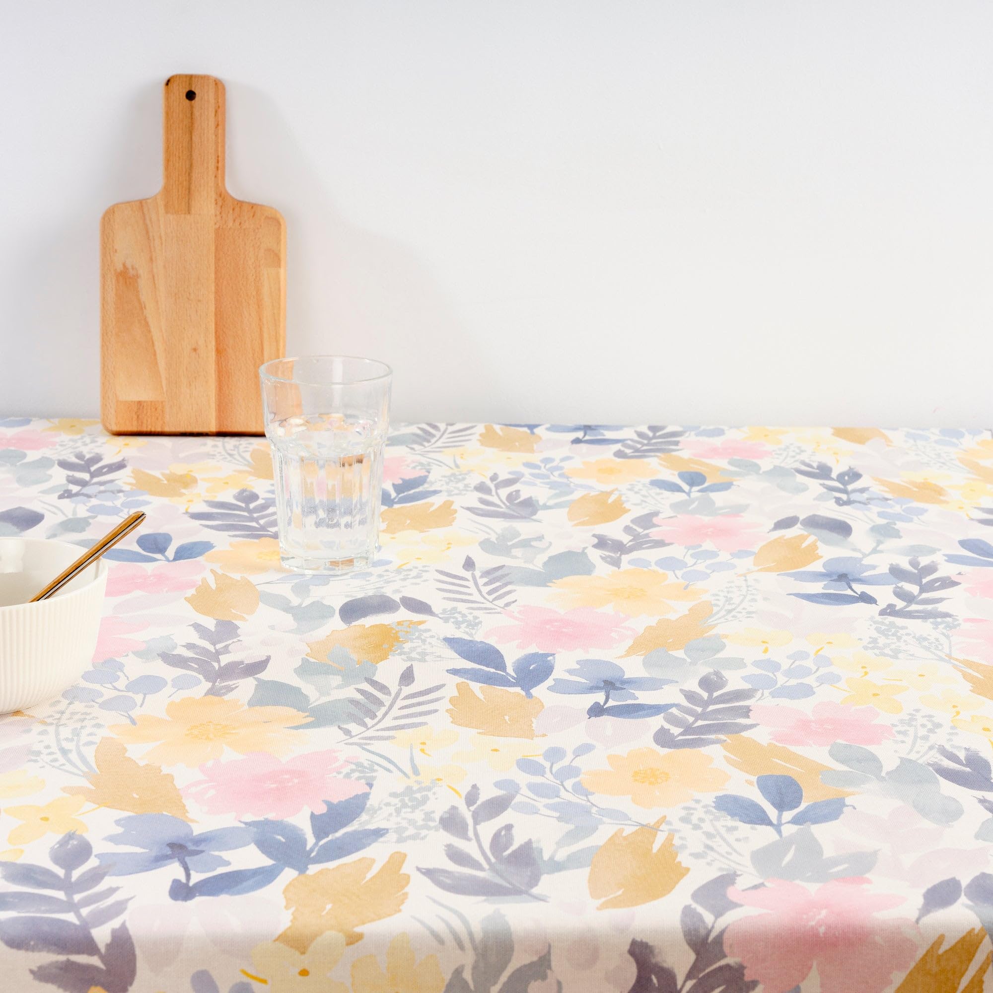 BELUM | Obrus przeciwzmarszczkowy Rozmiar 140x140 cm - Obrus Dotykowy Bardzo miękki Kolor Wielobarwny - Obrus 100% Made in Spain 100% bawełna organiczna - Obrus Model Gisborne