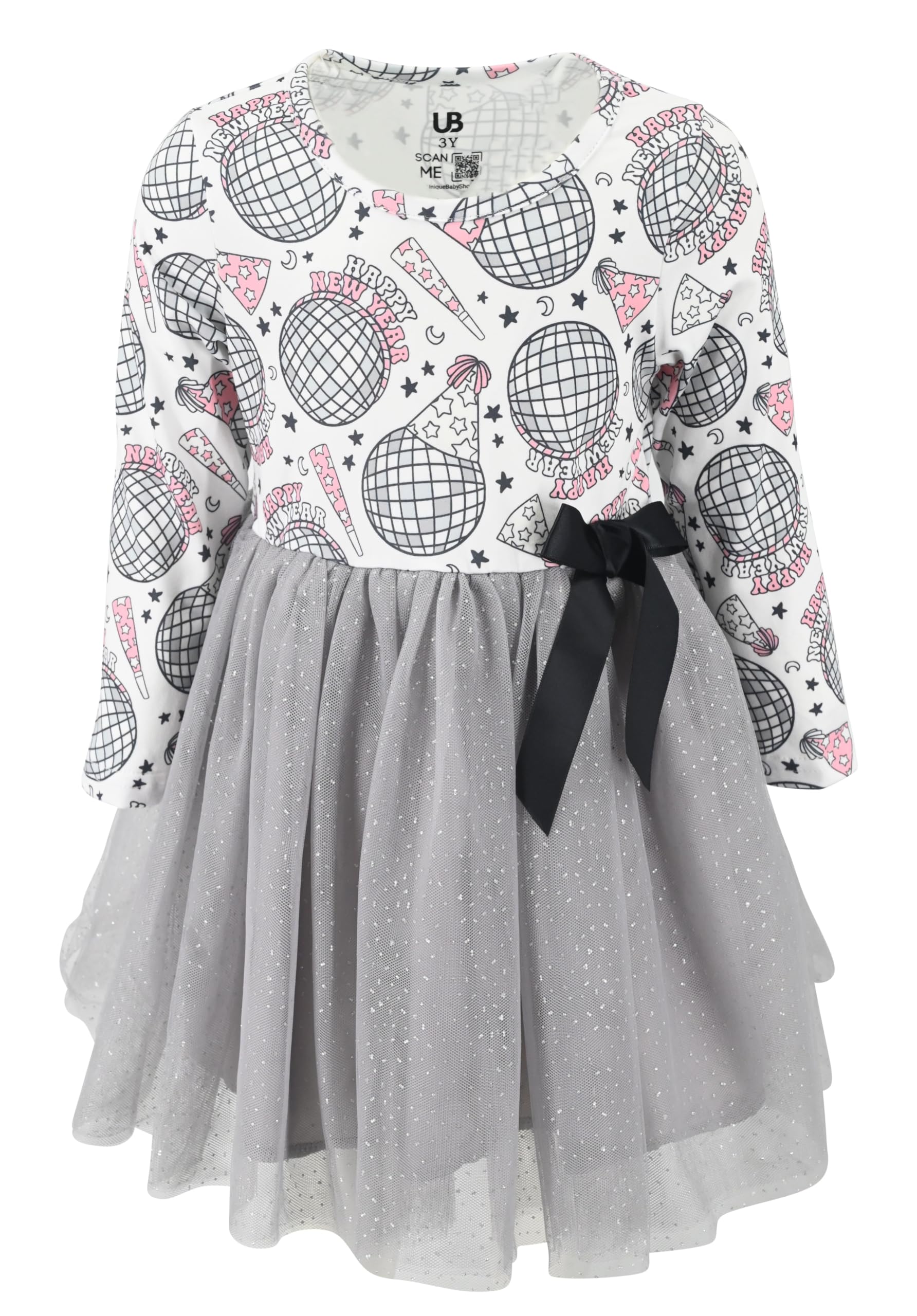 Girls Long Sleeve Tulle Tutu Dresses for Kid and Toddler