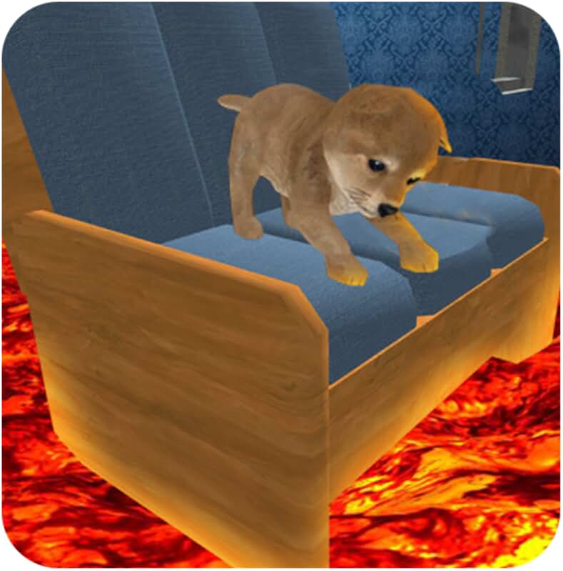 2 на встречу маше выбежал симпатичный щенок