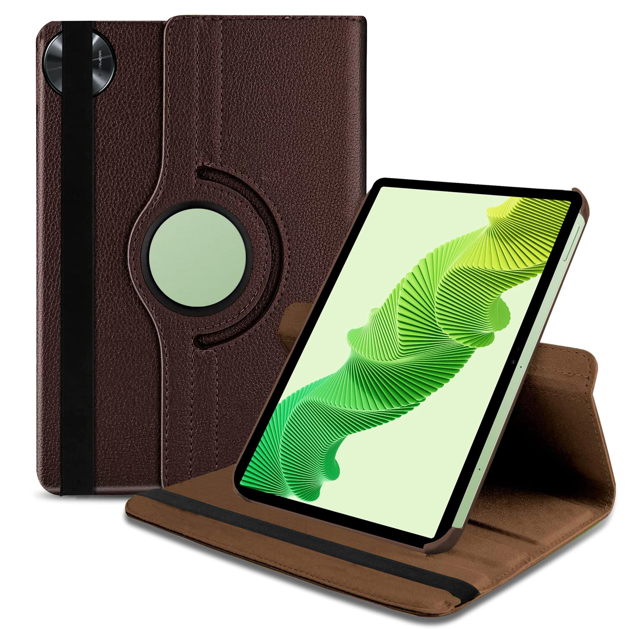 TGK Rotating Cover for realme Pad 2 11.5 inch Tablet (Brown) 360 Degree Leather Smart Flip Case (B0CM2263VJ) Amazon Price History, Amazon Price Tracker
