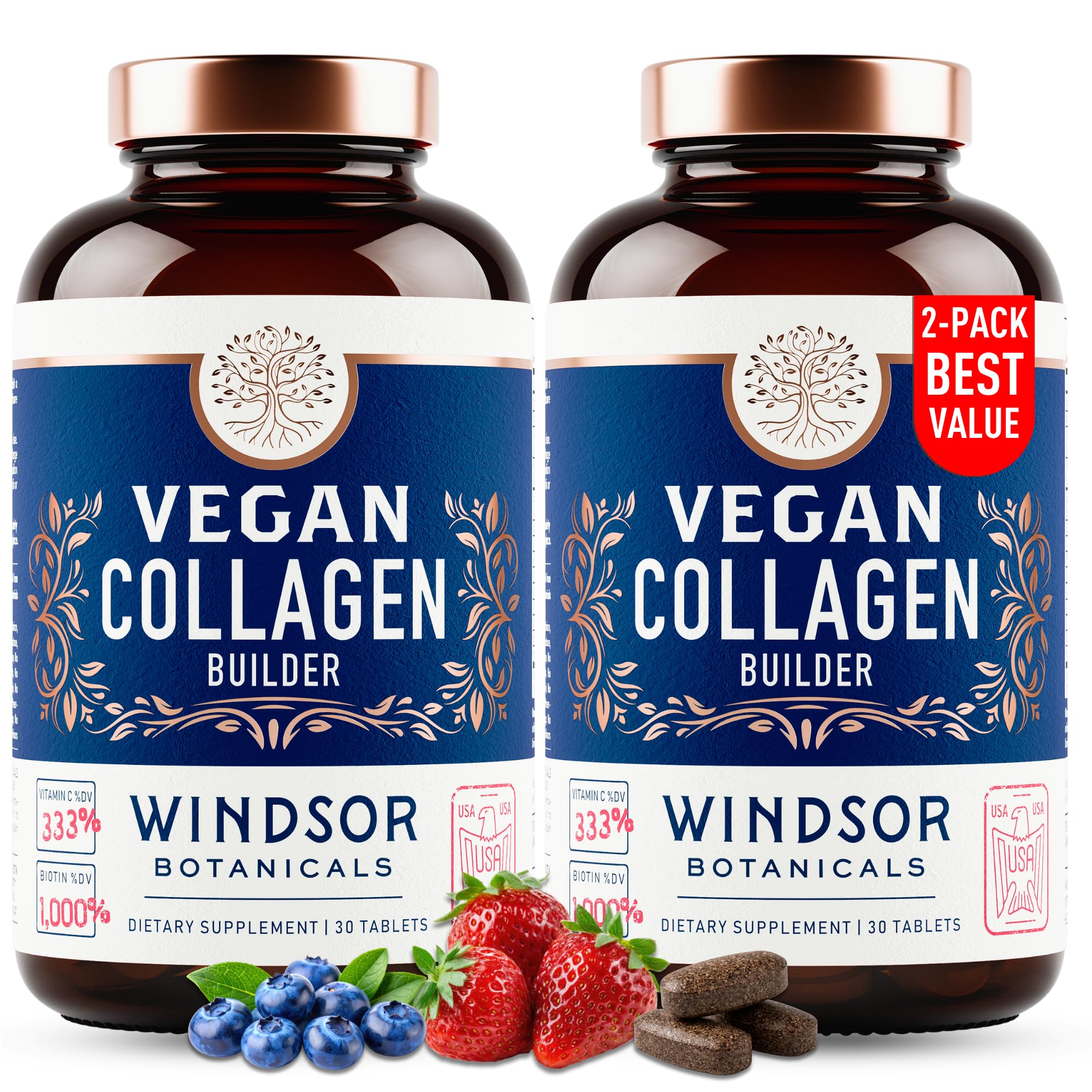 Windsor Botanicals Vegan Collagen Tablets