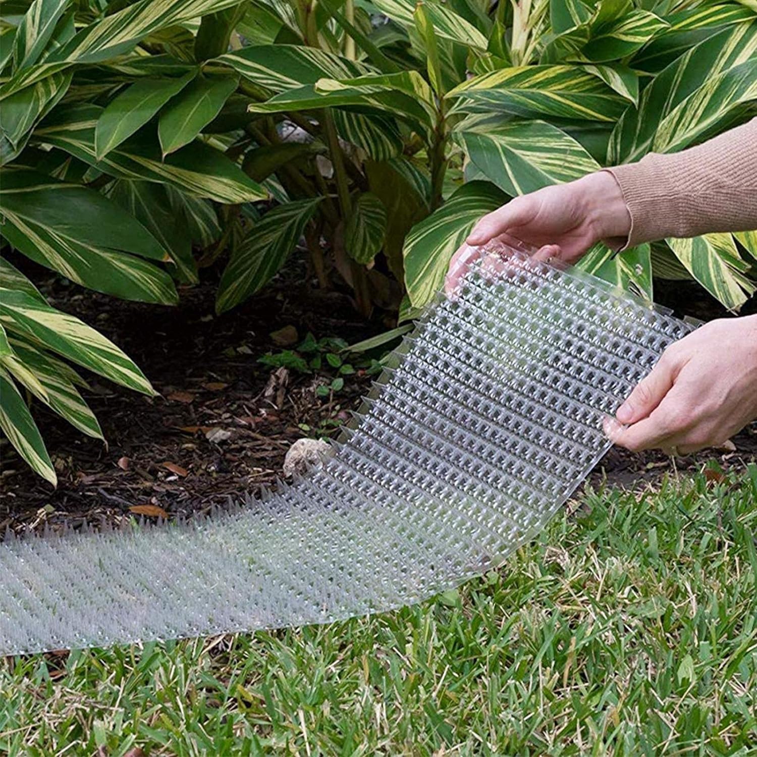Qcwwy Paquete de 8 Alfombrillas para Mascotas, Alfombrilla Repelente de Gatos, Alfombrilla Disuasoria Empalmable, Alfombrilla Reutilizable para Gatos, Alfombrilla para Perros, Protector