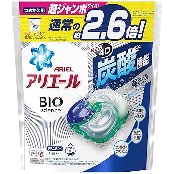 アリエール ジェルボール4D 洗濯洗剤 微香 詰め替え 39個入×14個セット Amazon | アリエール ジェルボール4D 洗濯洗剤 詰め替え 39個