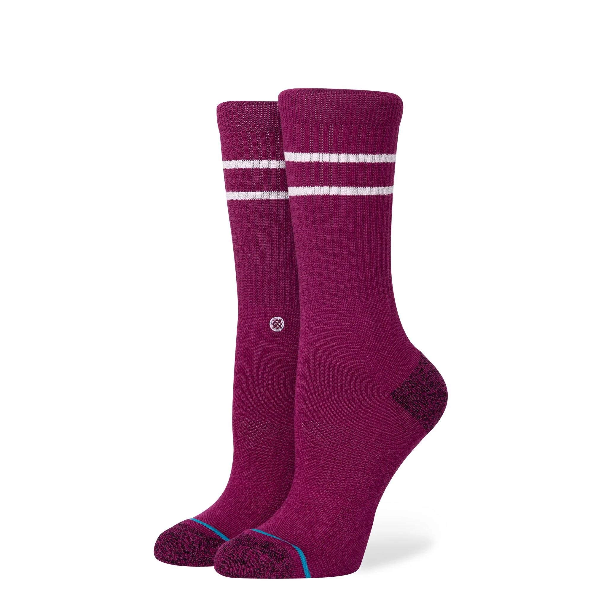 Stance Vitality 2 crew socks amorti anatomique bordeaux taille M - 4