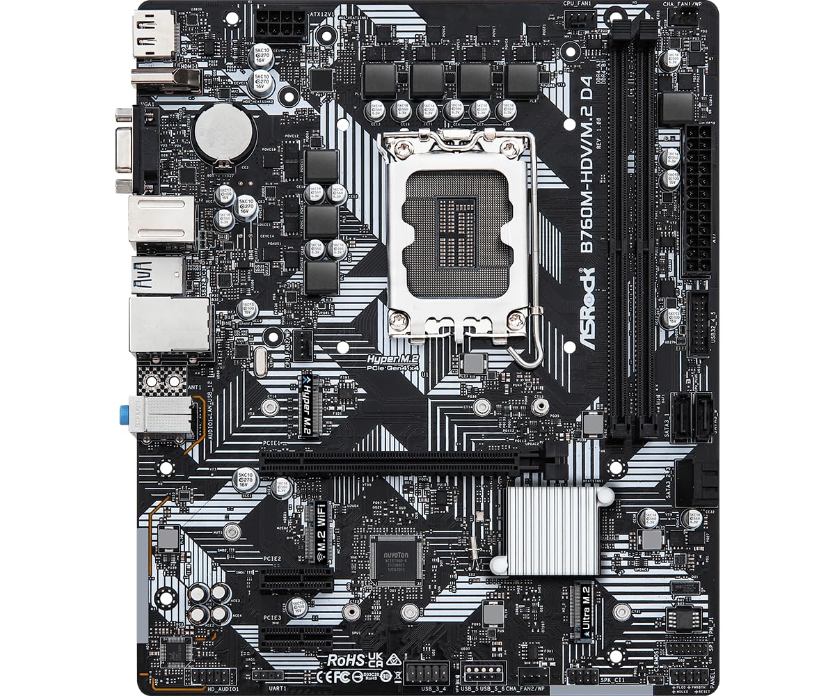ASRock B760M-HDV/M.2 D4 マザーボード Amazon.com: ASRock B760M-HDV/M.2 D4 : Electronics