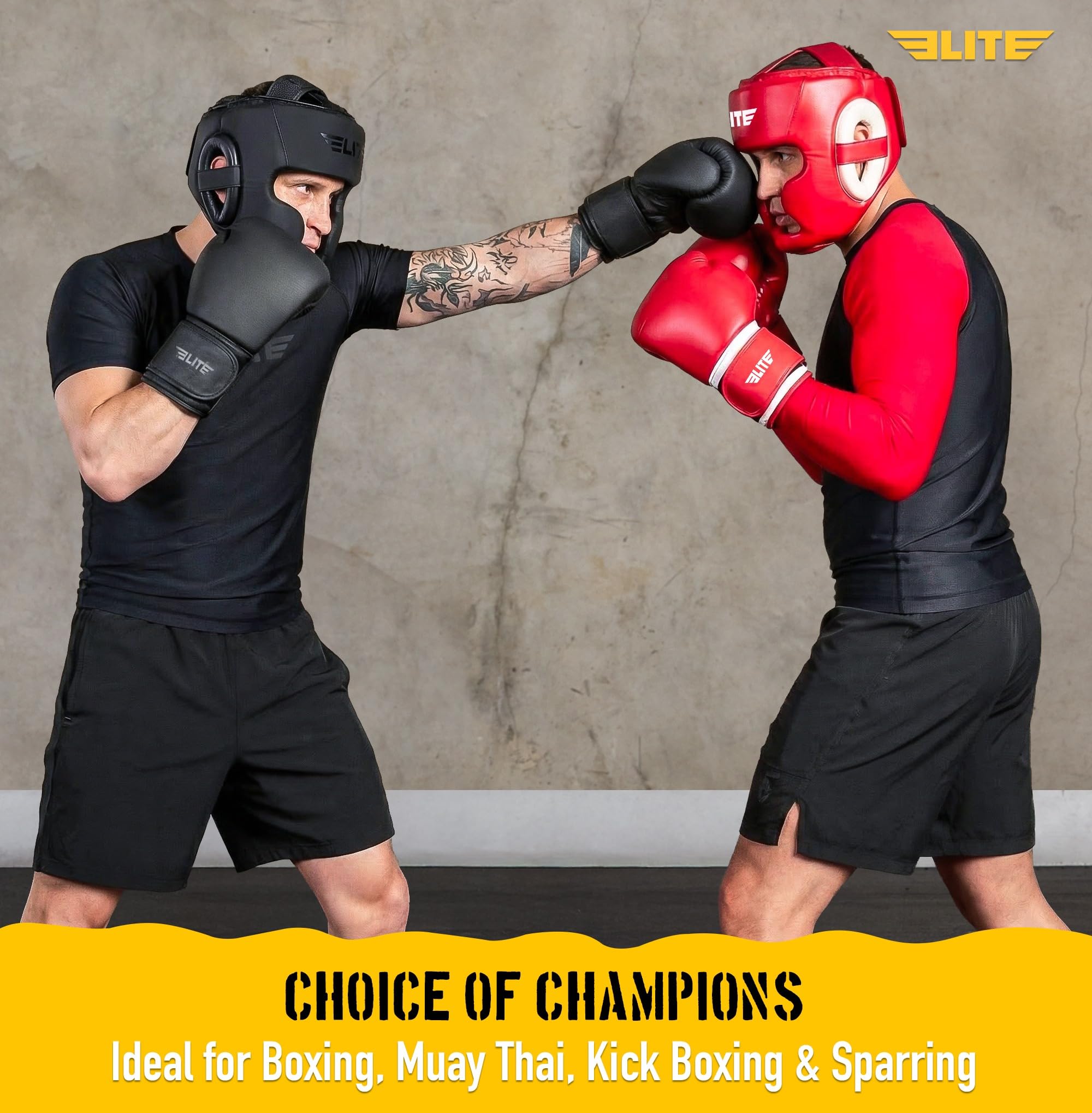 Amazon | Elite Sports ボクシングヘッドギアメンズ、ボクシングヘッド