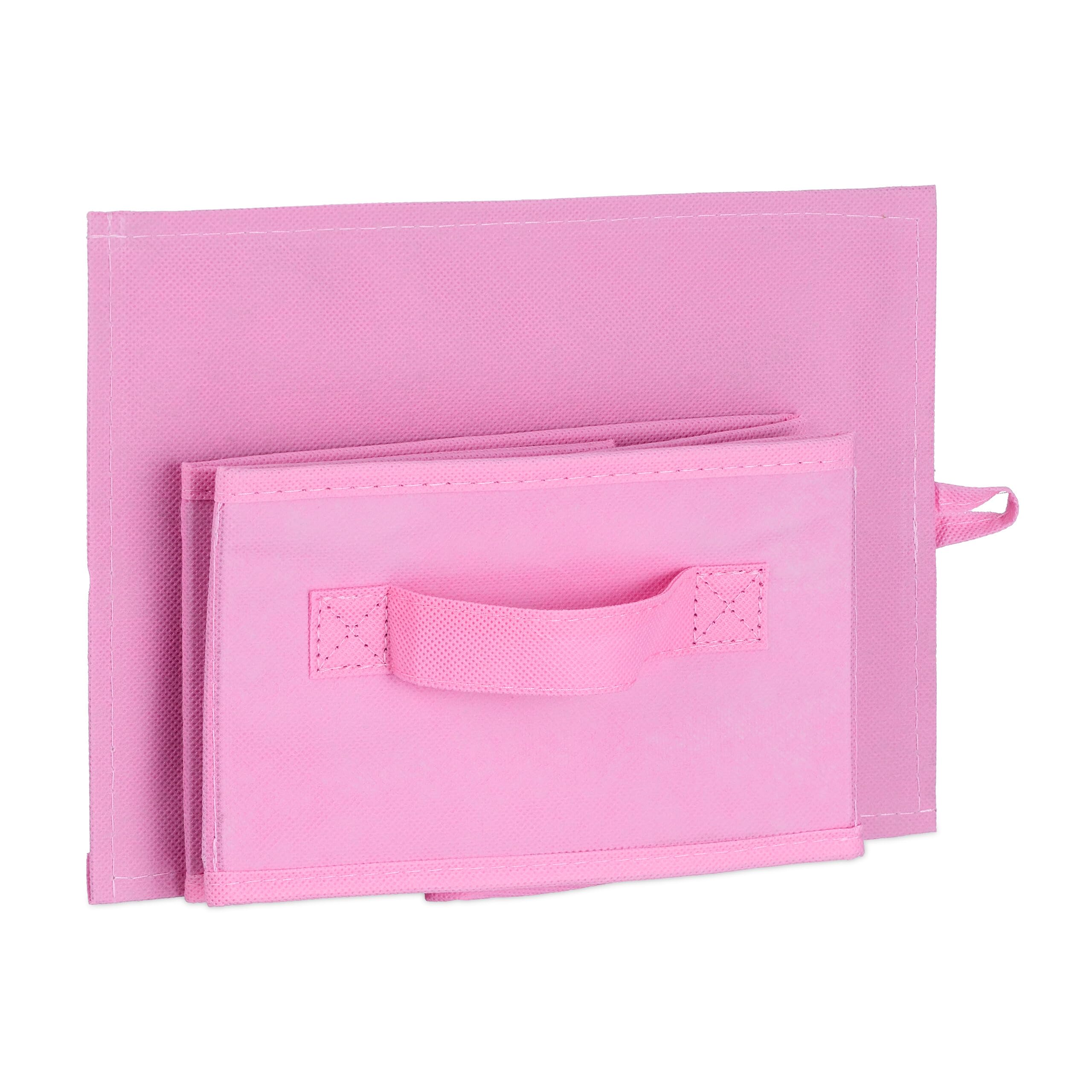 Relaxdays Estantería Infantil con 6 Cajas, 2 Bolsas de Tela, Organizador Juguetes para Niños, 74x62,5x31 cm, Multicolor