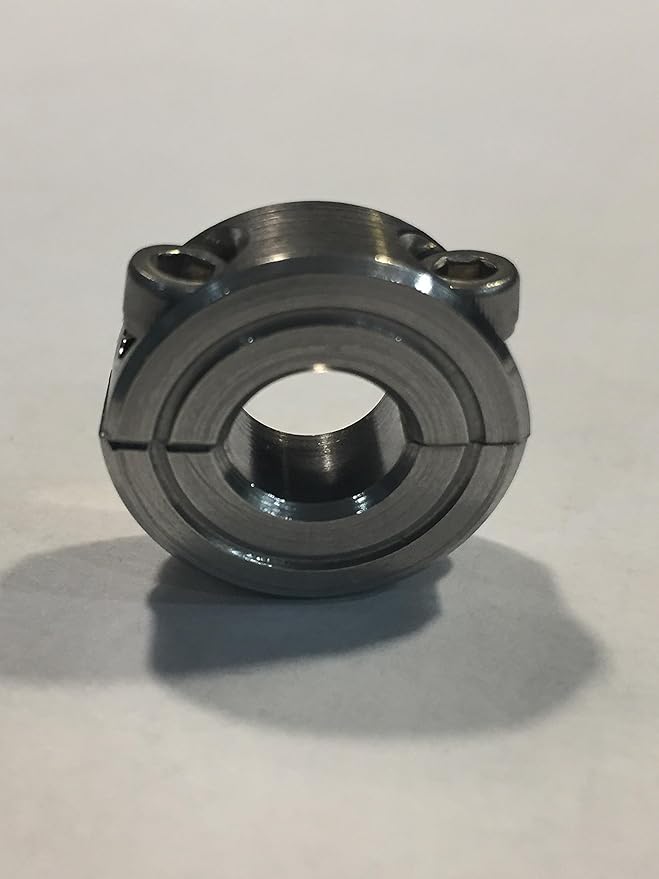 1” Bore, Stainless Steel, Double Split Shaft Collar, 1 Pc
