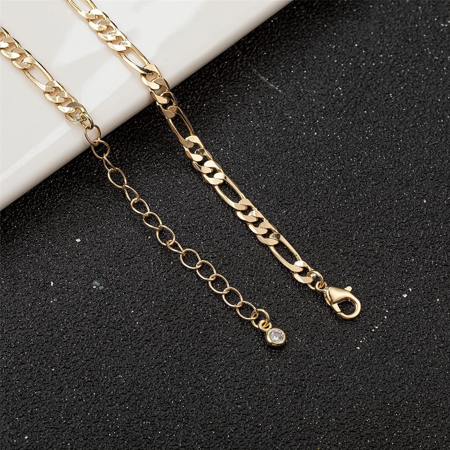 Gold Anklet for Women Teen Girls, Dainty 14K Gold Plated Anklets for Women, Summer Beach Ankle Bracelets Waterproof - Image 4