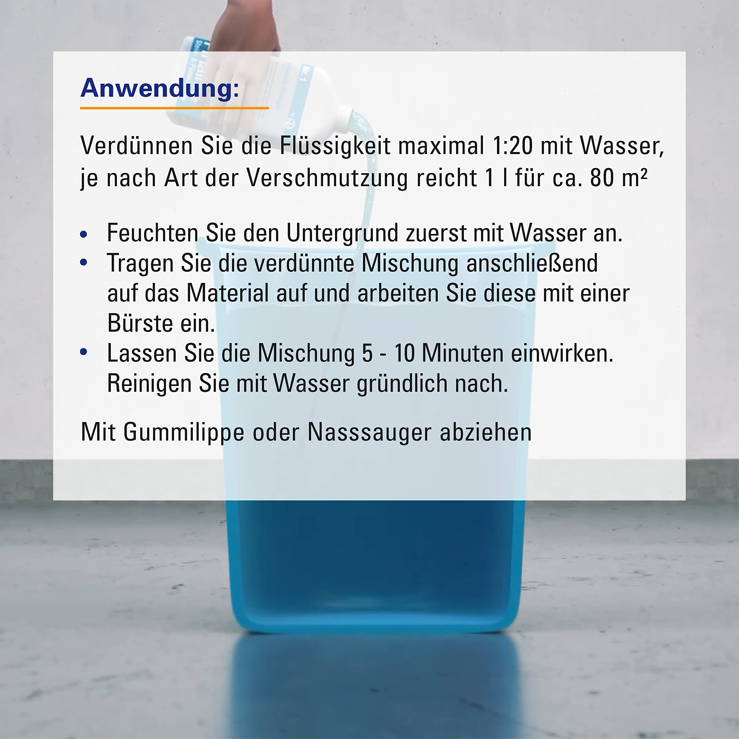 Karl Dahm Intensivreiniger Finalit 1l basisch I Reinigungsmittel zur Grundreinigung I hocheffektiver Fugenreiniger, Schimmelentferner – 11168