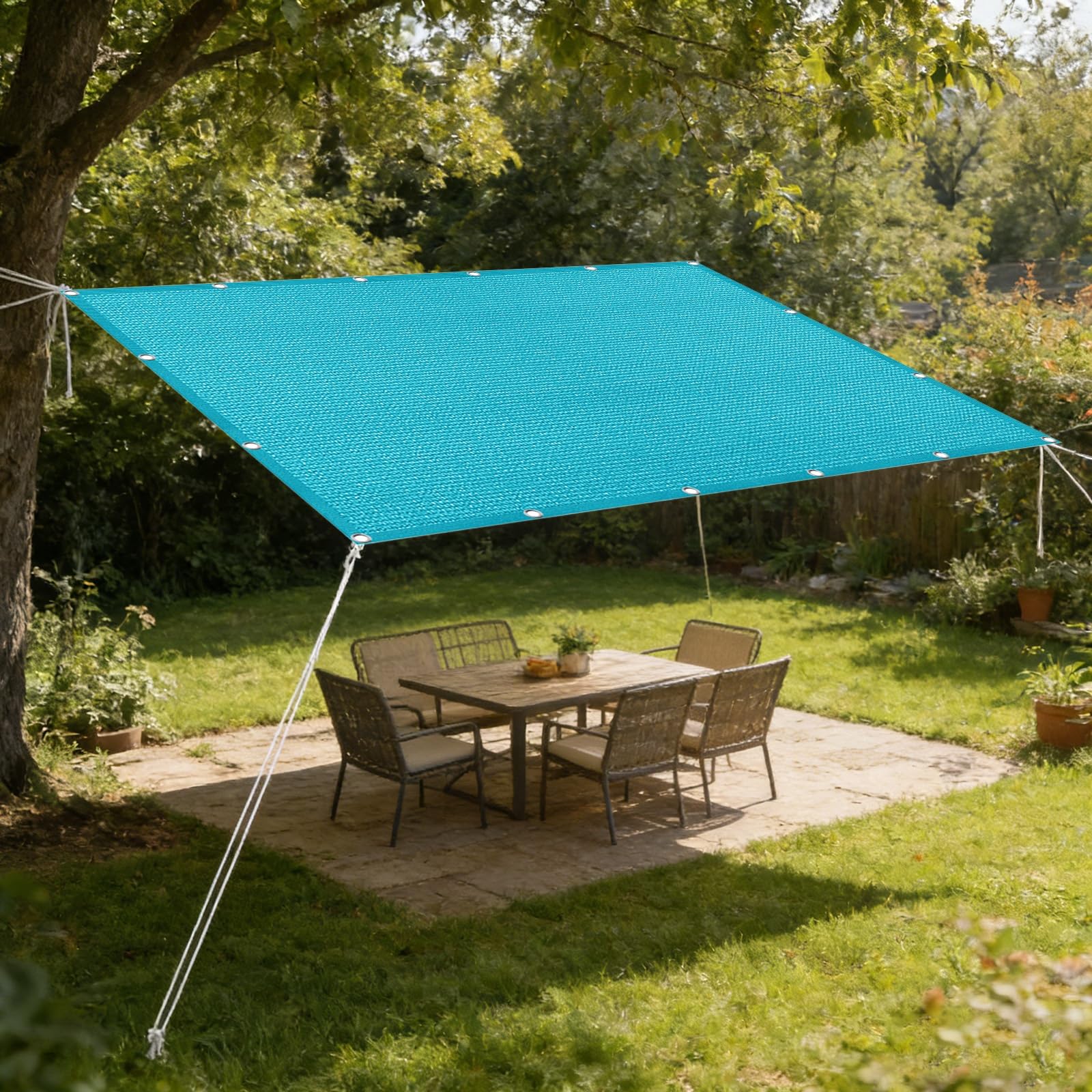 sonnensegel rechteckig 2 5x4m 2.5 x 4 m Windstabil, Reißfest, Uv-Schutz, Robust Stabil, Ohne Bohren, Sonnenschutz Sonnenschutz Segel mit Ösen für Balkon, Pergola, Carport Pool, Himmelblau Retro-Radsportmode – 80er-Style feiert BreadcrumbClass:Mountain Color:UD Matt