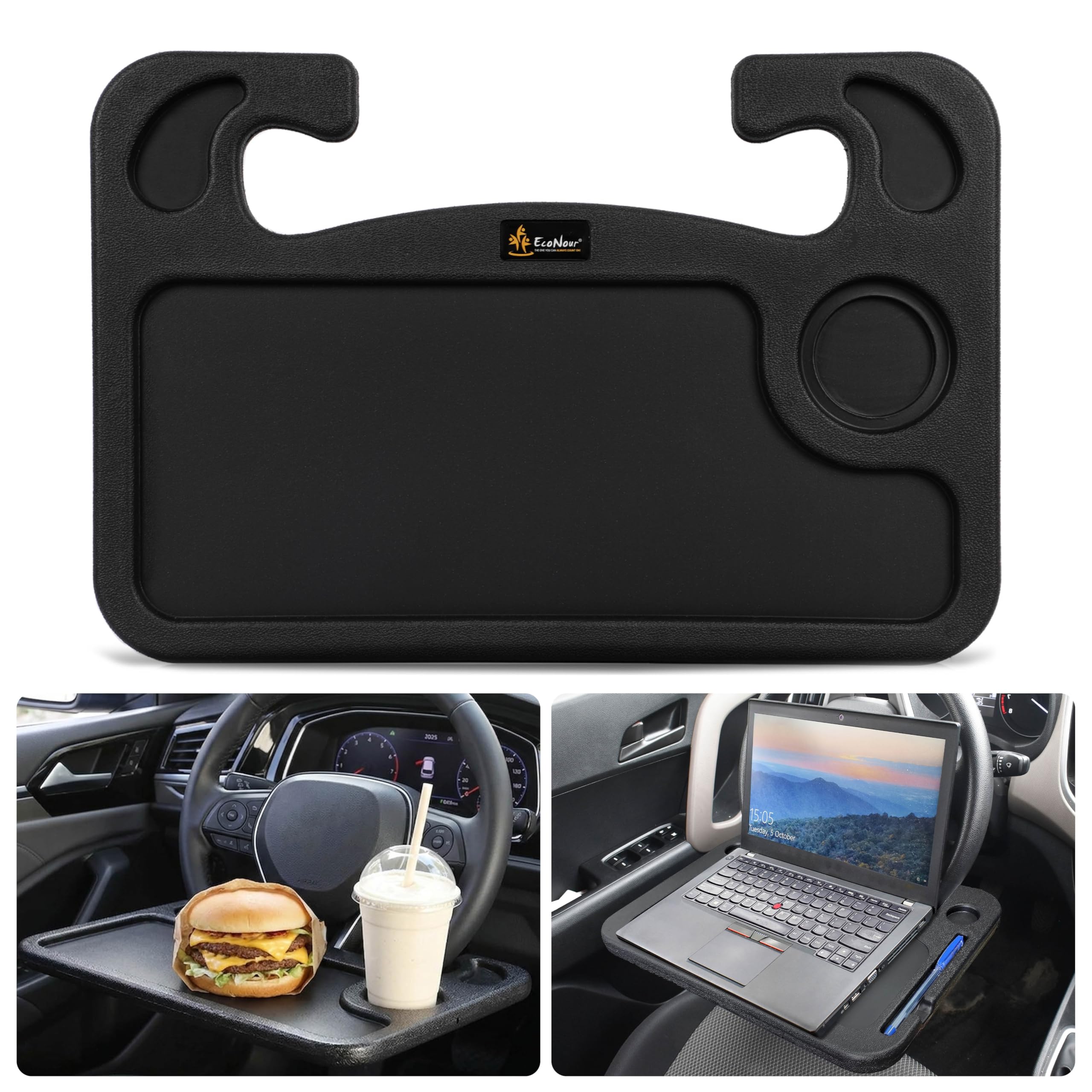 EcoNour 2-in-1 Steering Wheel Desk for Toyota Corolla 2020-2025 2026