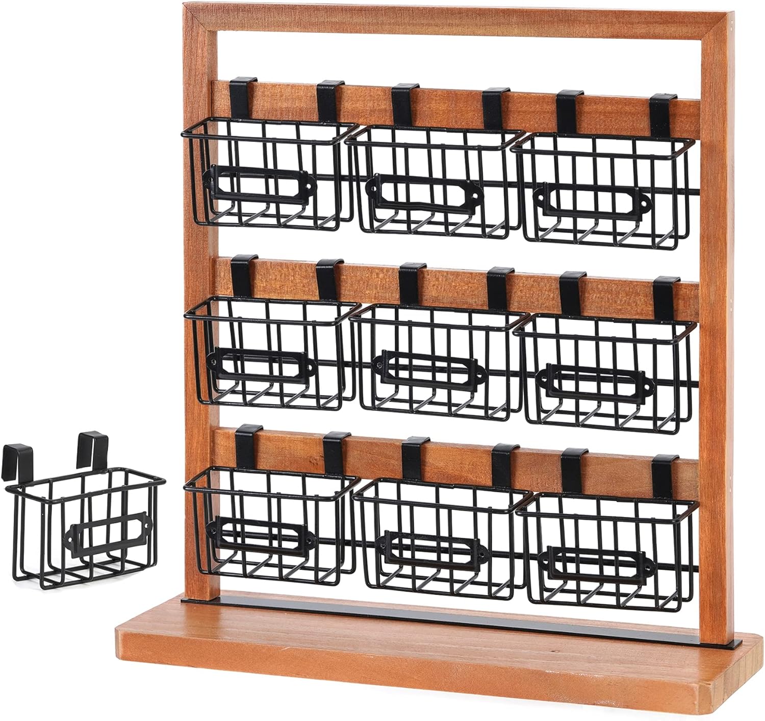 AHUONEL 3 Tier Tea Bag Organizer Tea Holder, Tea Bag Storage Box Tea