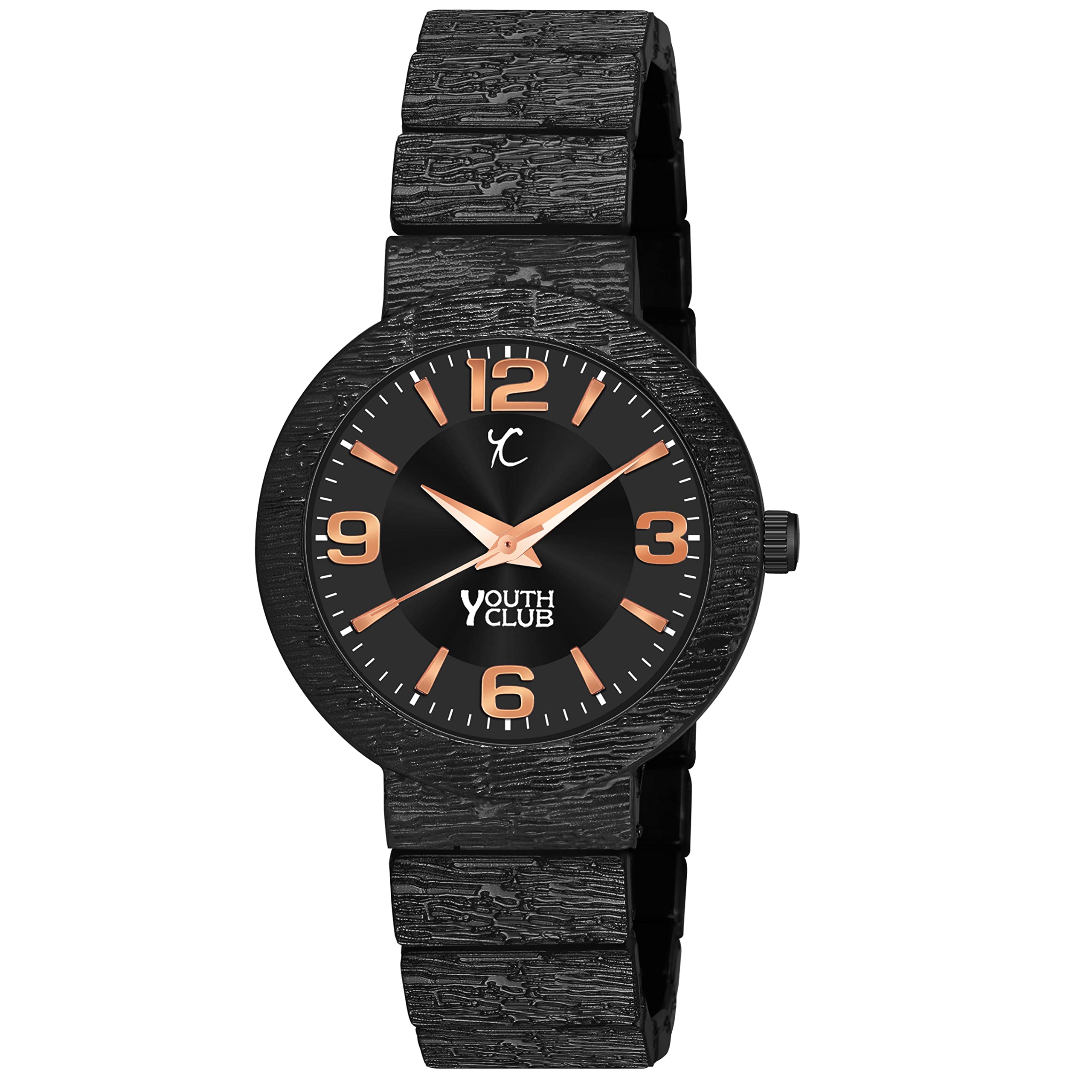 YOUTH CLUB Attractive and Wooden Designer Style with Stainless Steel Analog Watch - for Girls & Women (B0C28F6JLF) Amazon Price History, Amazon Price Tracker