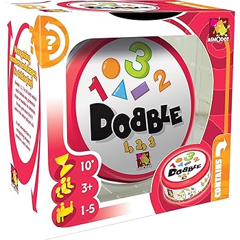 Asmodee Dobble 1 2 3 Card Game