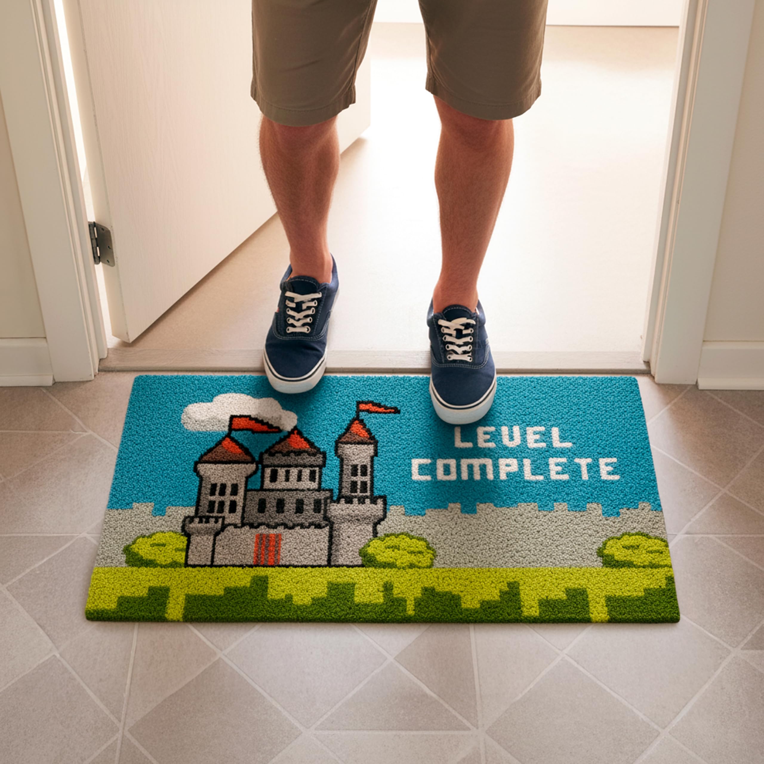 Amazon.com: Fisura - Coir Front Door Doormat, Natural Coconut