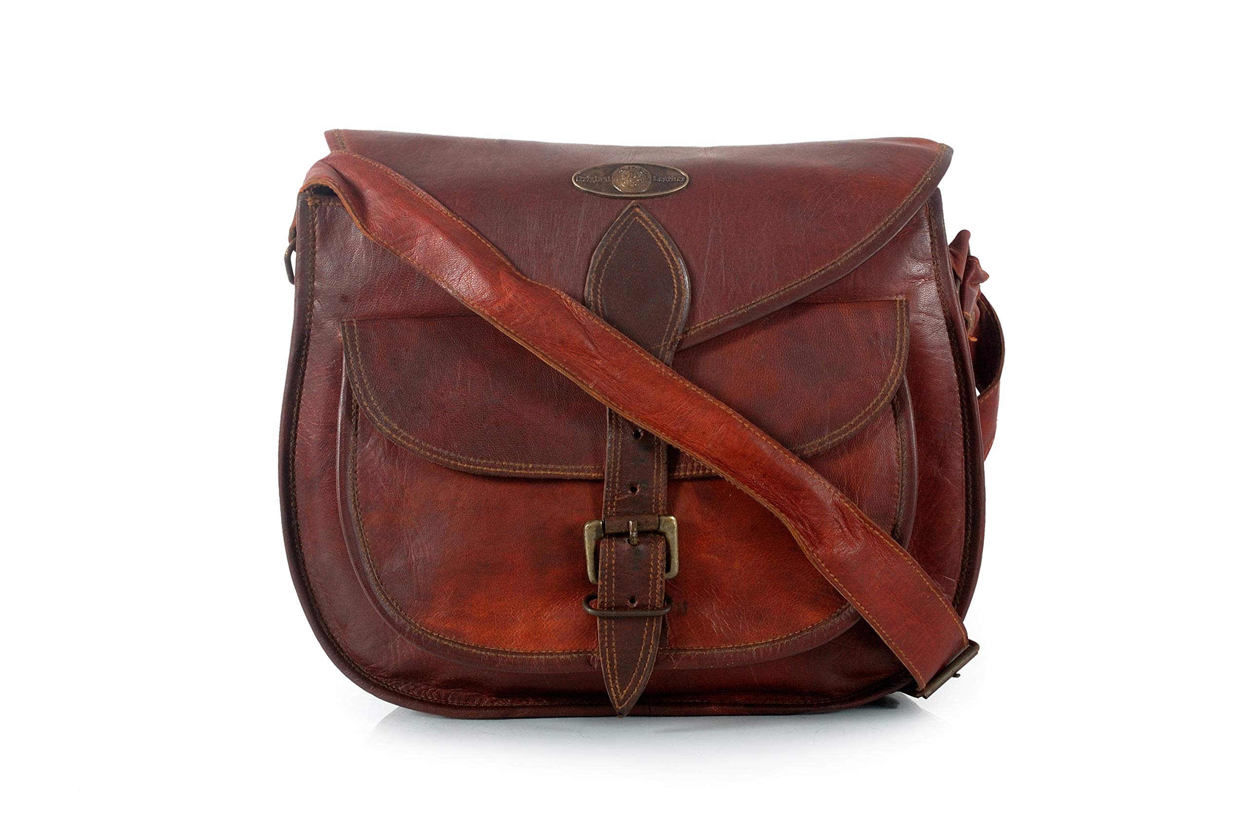 Goat Leather Material Ladies Cross Body Sling Bag for Office College Use