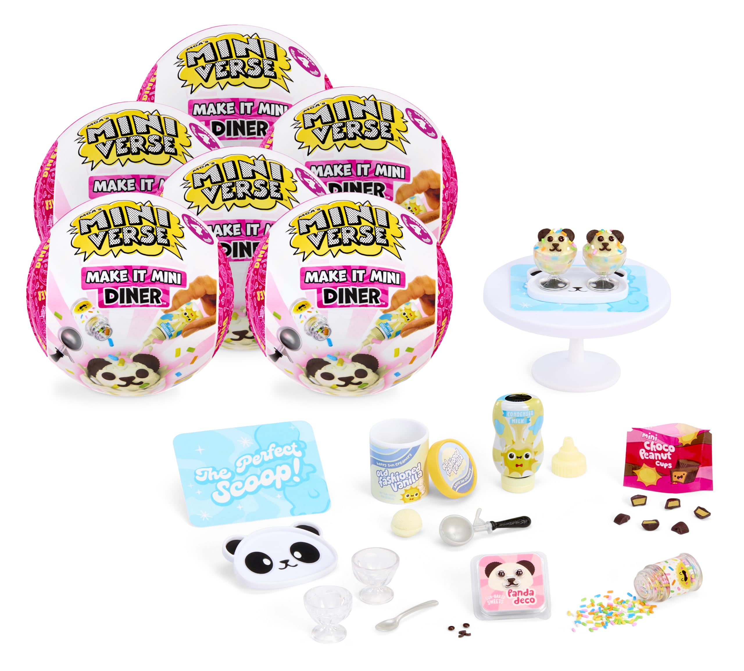 Amazon.com: MGA's Miniverse Make It Mini Diner Series 4 (6 Pack