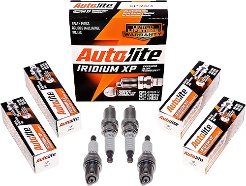 Autolite Iridium XP - Bujías de repuesto para automóviles, XP3924 (paquete de 4)
