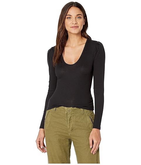 free people hey lady puff sleeve knit to free people hey lady puff sleeve knit to