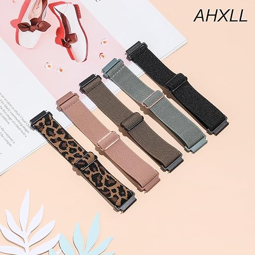 Miniatura 3 de AHXLL Paquete de 2 correas de nailon para reloj inteligente compatibles con Samsung Galaxy Watch 7654 1.732 in 1.575 inGalaxy Watch FEWatch 6 4