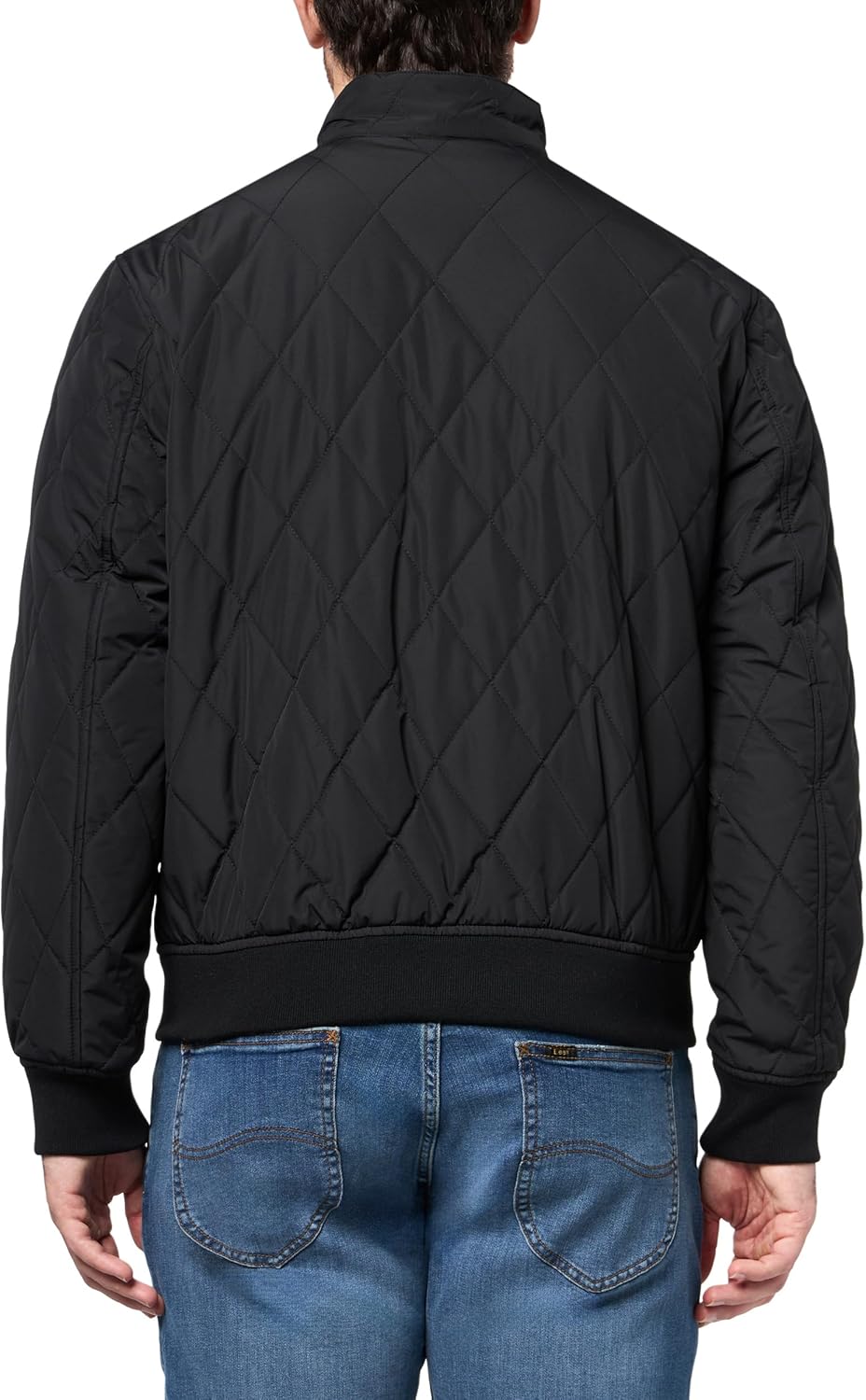 DOCKERS Men's Diamond Quilted Stand Collar Bomber - Image 2